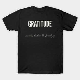 Spread Joy and Gratitude with this Inspirational T-Shirt T-Shirt